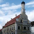 Das Rathaus von Friedberg bei Augsburg