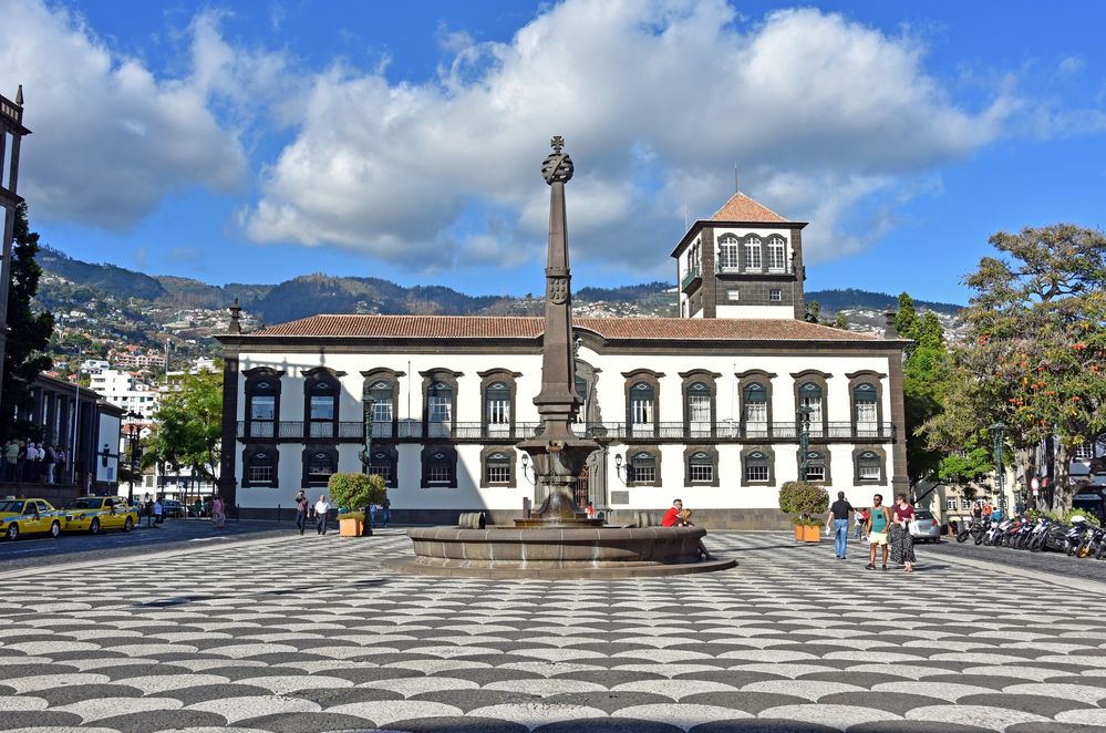 Das Rathaus von Funchal auf Madeira