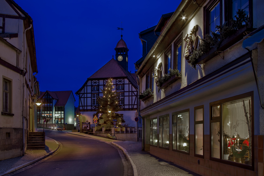 Das Rathaus von Gernrode ( Harz )