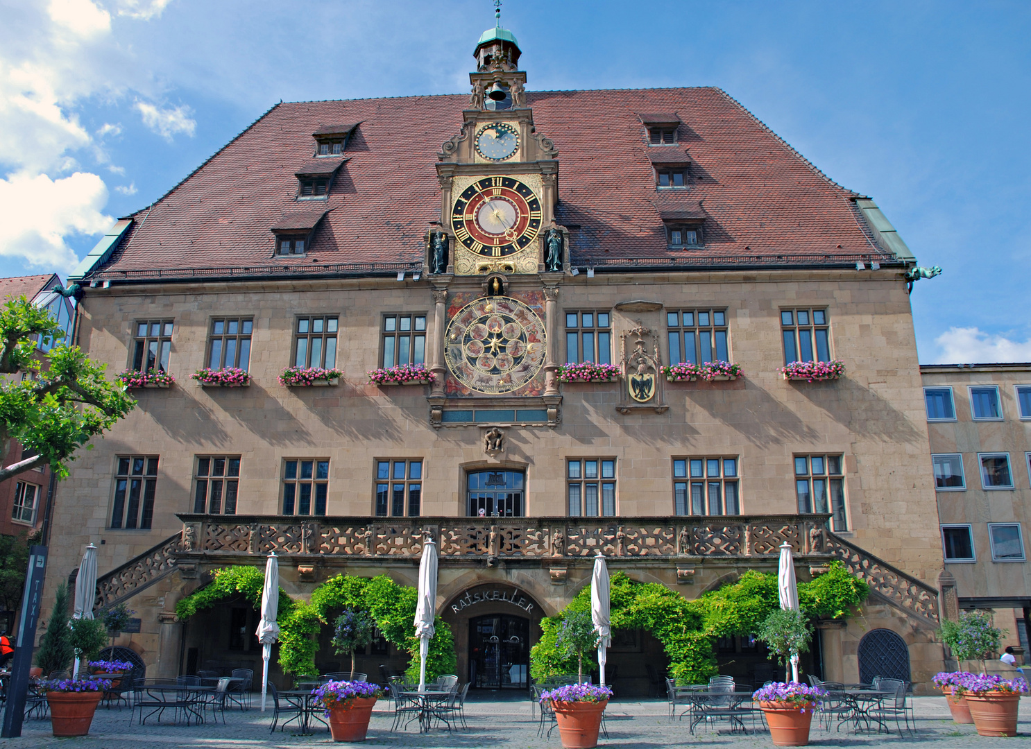 Das Rathaus von Heilbronn