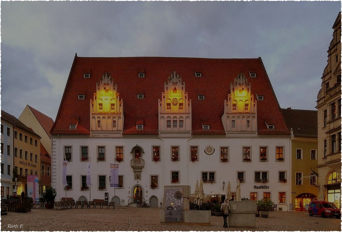 Das Rathaus von Meißen...