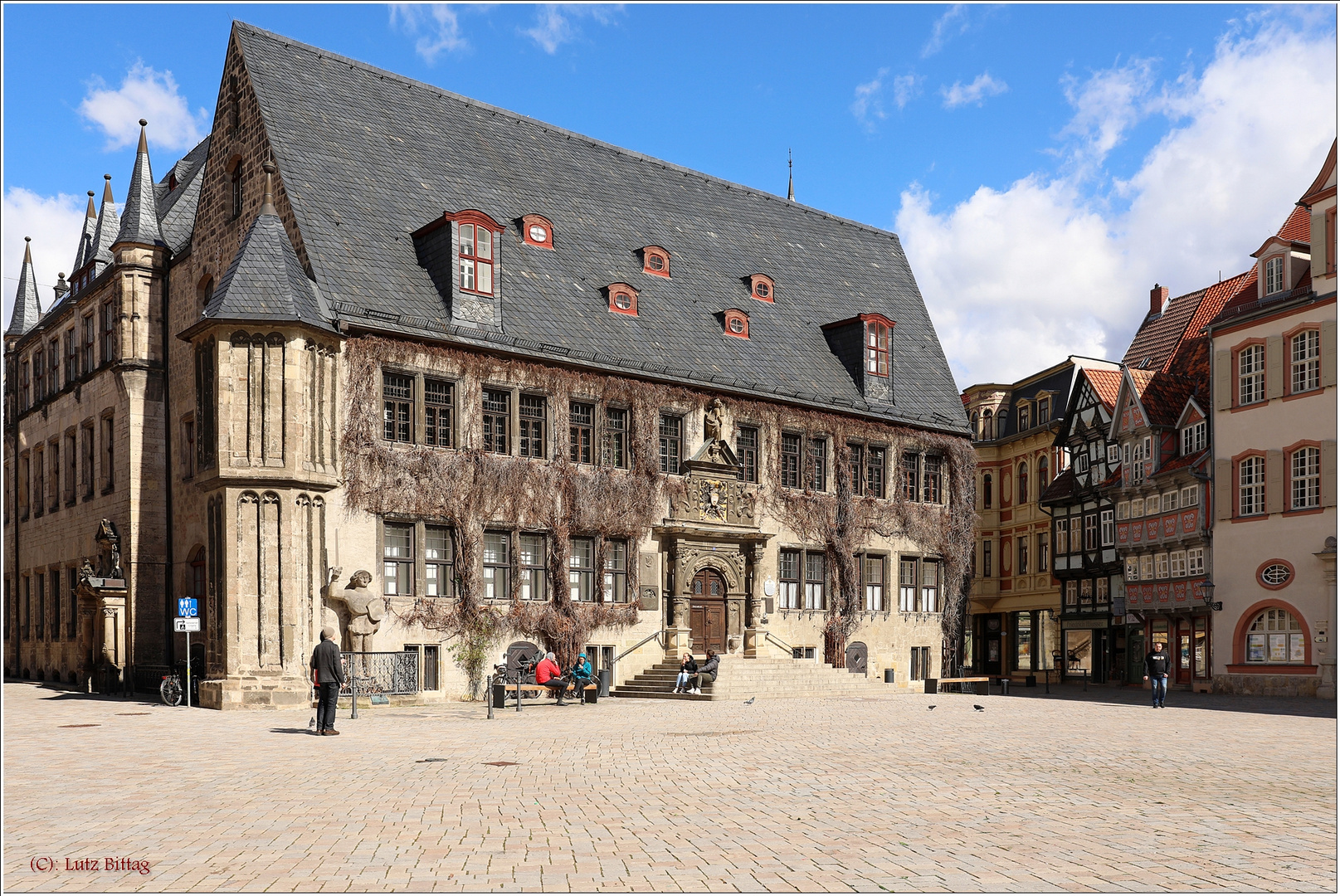 Das Rathaus von Quedlinburg