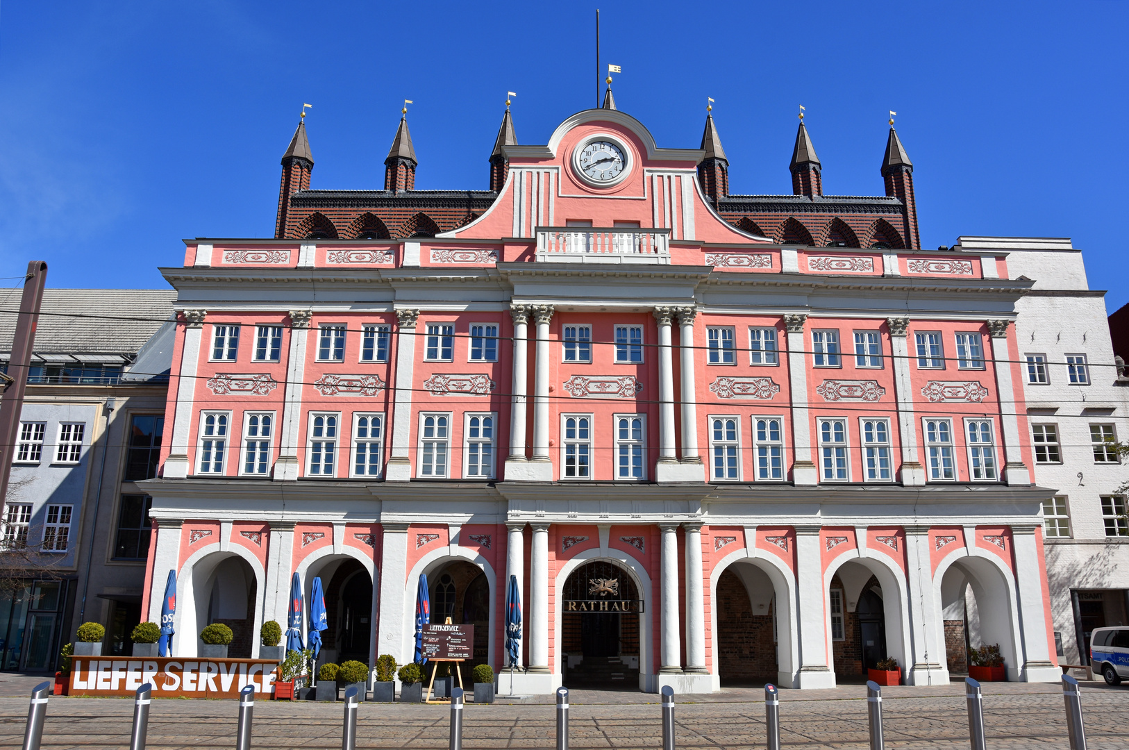 Das Rathaus von Rostock