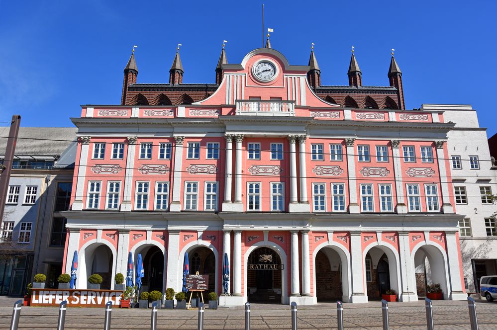 Das Rathaus von Rostock