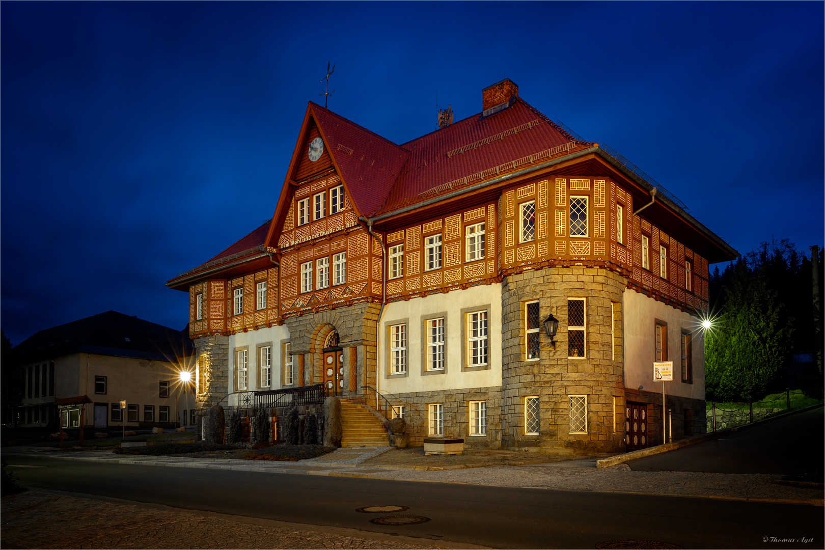 Das Rathaus von Schierke...