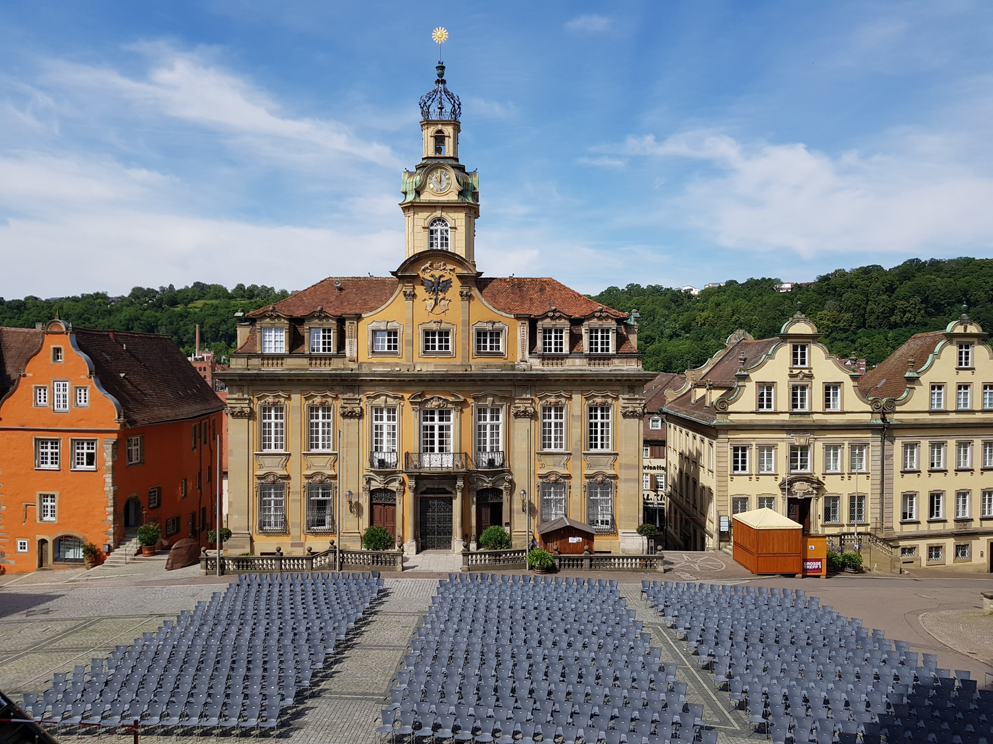               Das Rathaus von Schwäbisch Hall 