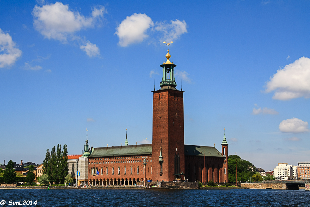 Das Rathaus von Stockholm