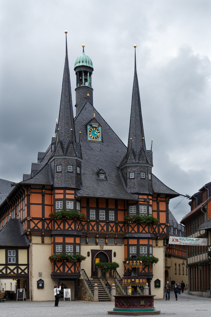 Das Rathaus von Wernigerode - ein äußerst markantes Bauwerk