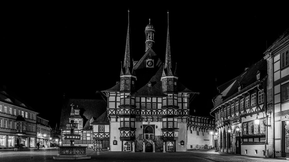Das Rathaus von Wernigerode