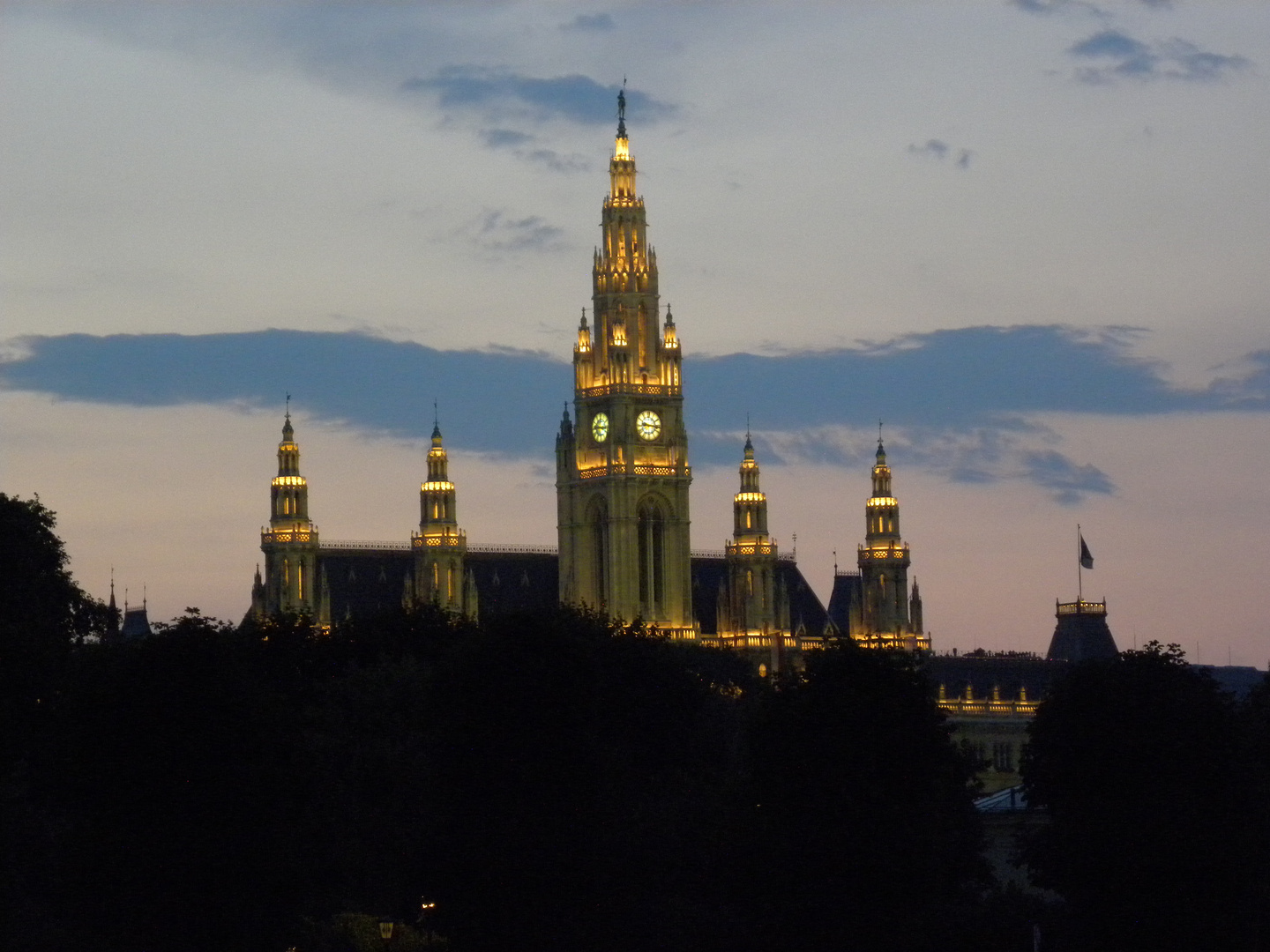Das Rathaus von Wien