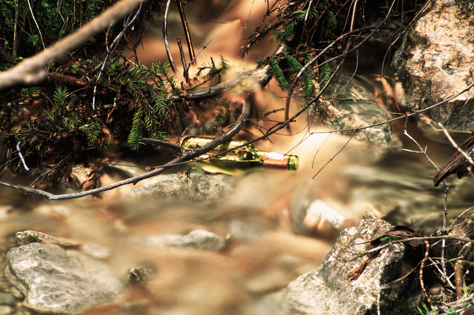 Das Rauschen und die Flasche