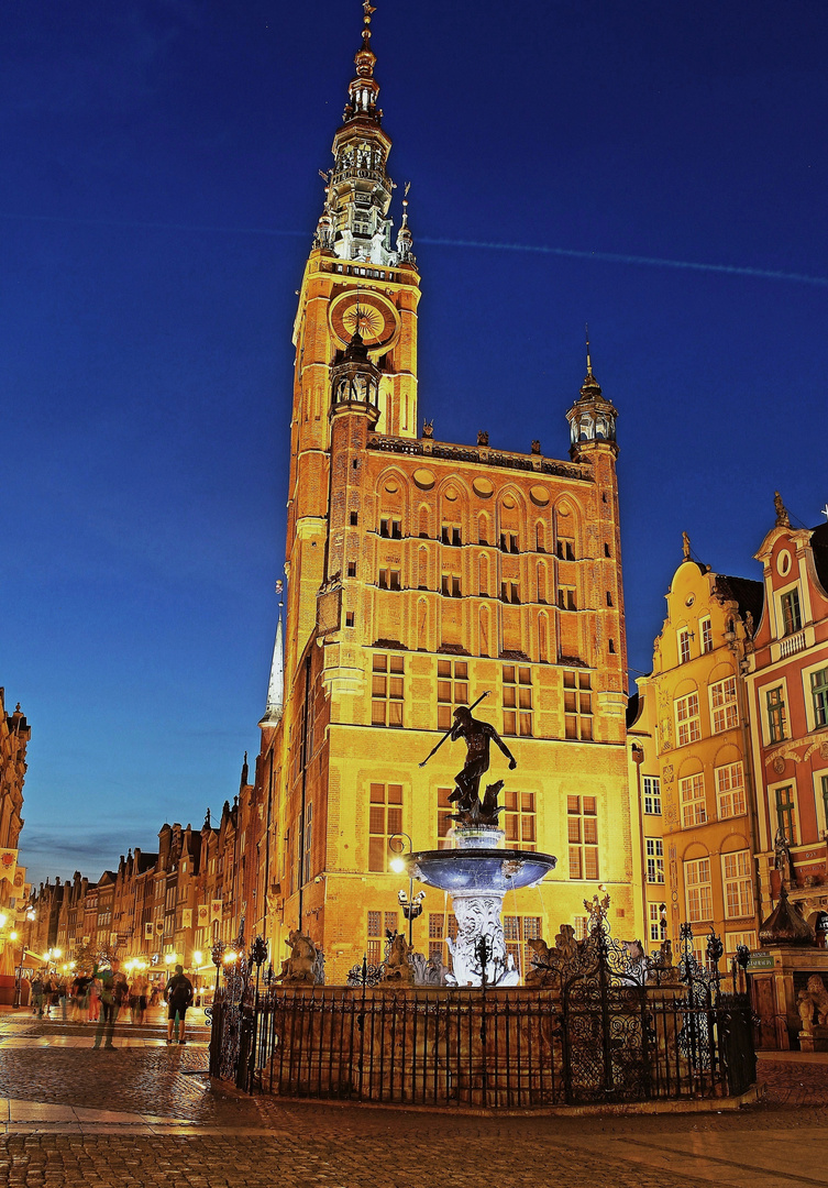 Das Rechtstädtisches Rathaus in Danzig