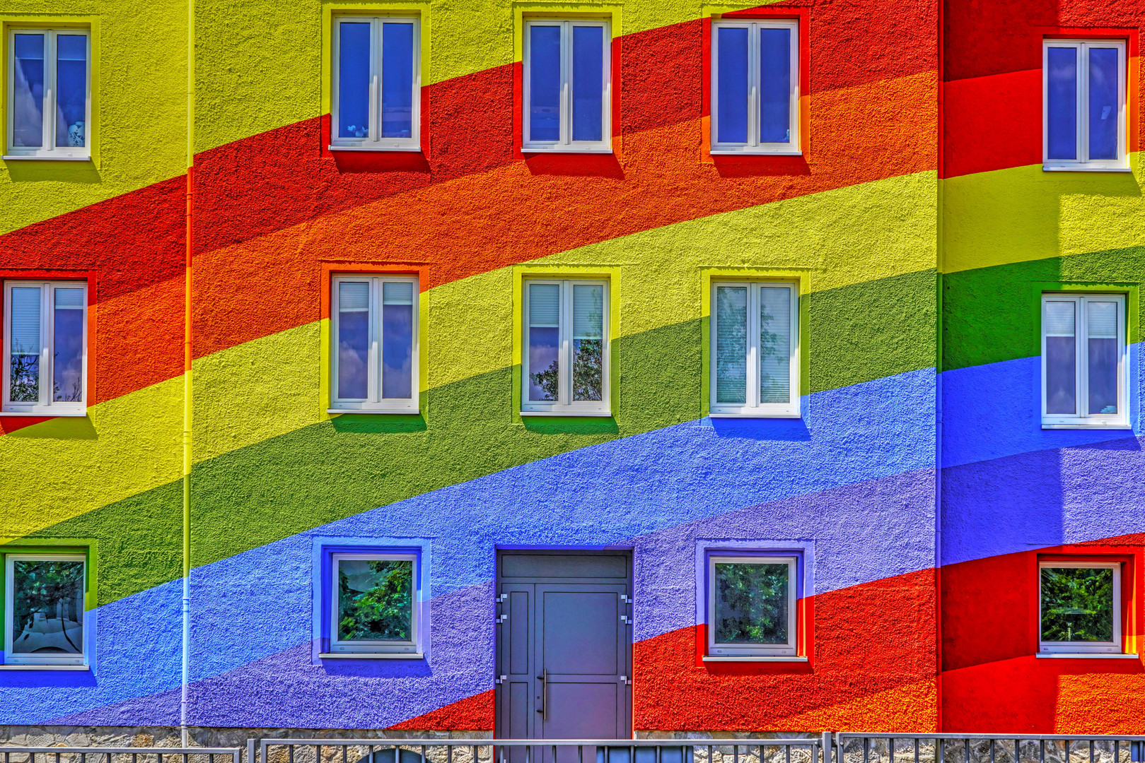 Das Regenbogenhaus in Selb (Oberfranken, Bayern)