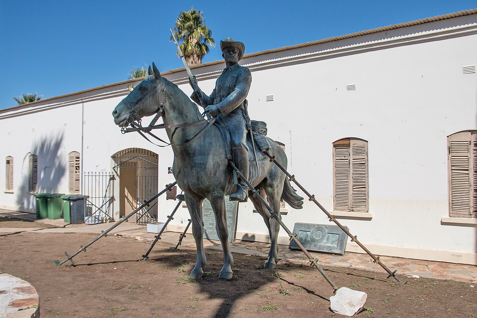 Das Reiterdenkmal...