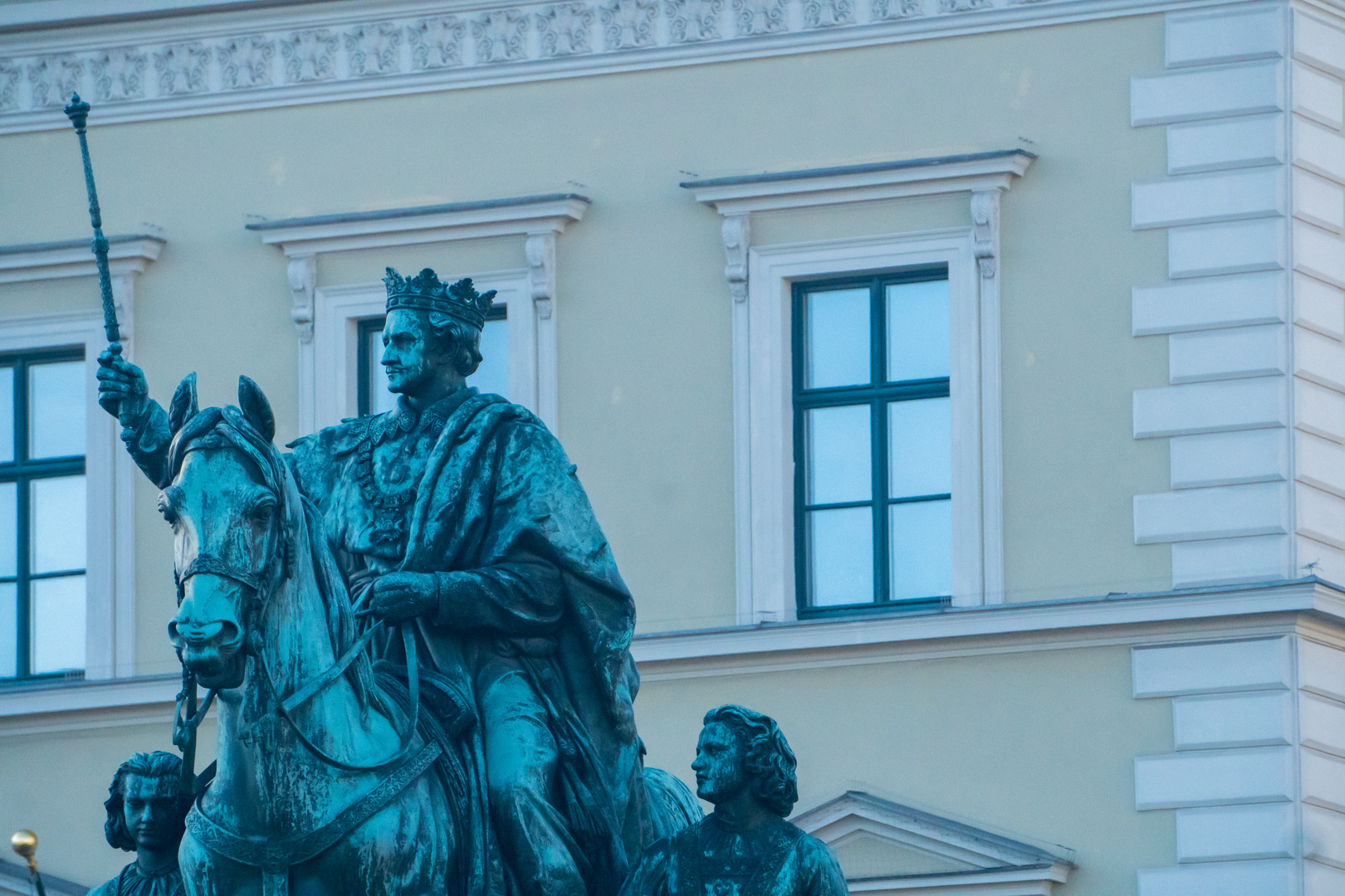 Das Reiterdenkmal eines Ludwigs