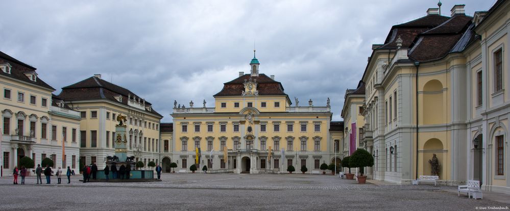 Das Residenzschloss in Ludwigsburg