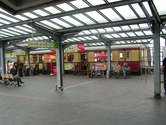 Das Restaurant am Tegel Flughafen.