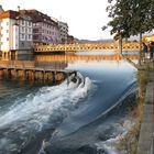 Das Reusswehr in Luzern