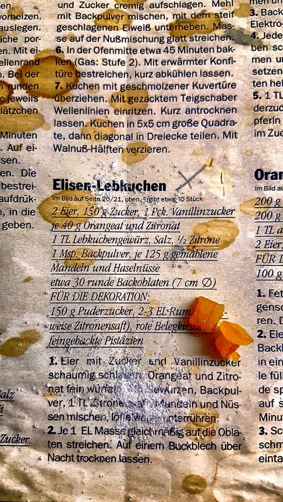 das Rezept