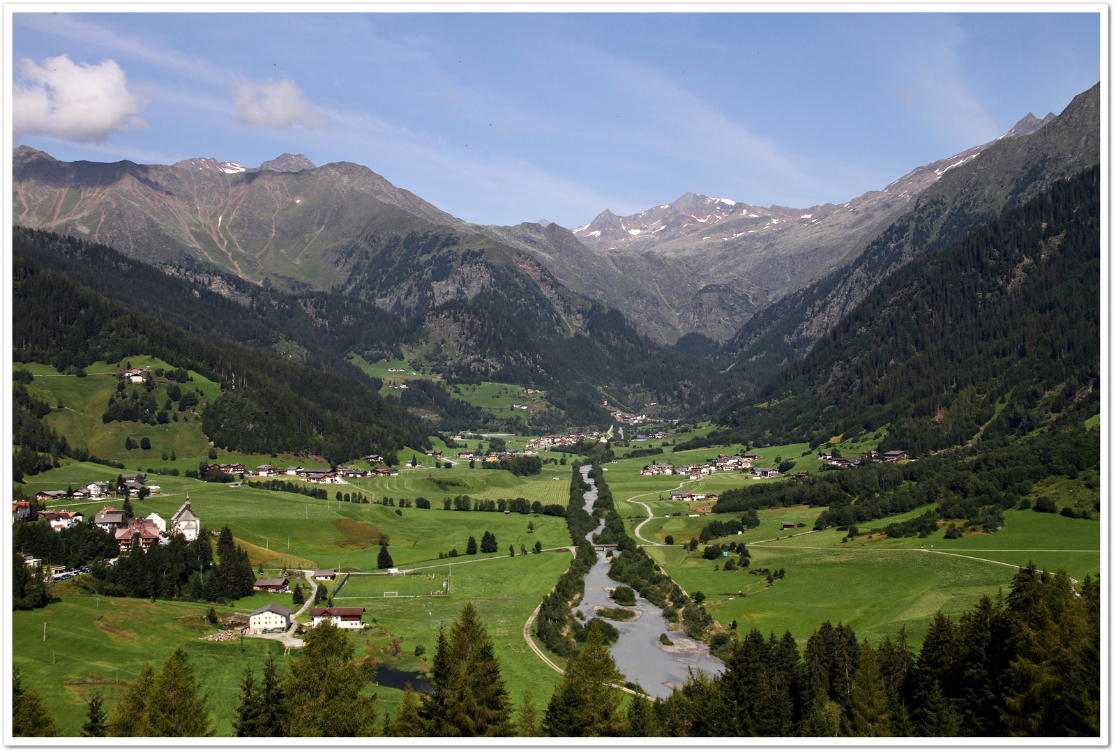 Das Ridnauntal in Südtirol