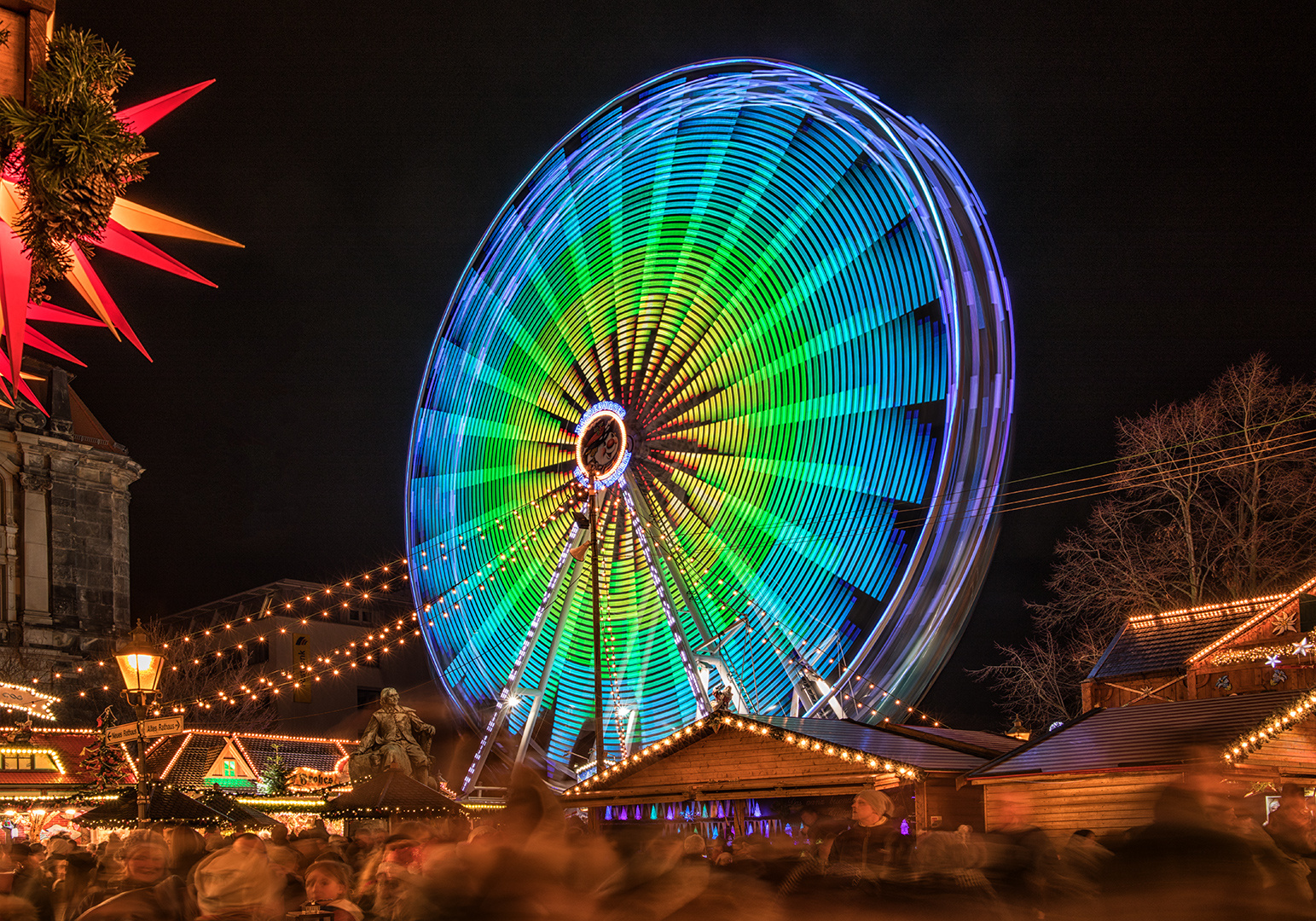 Das Riesenrad...