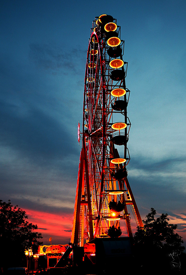 Das Riesenrad....