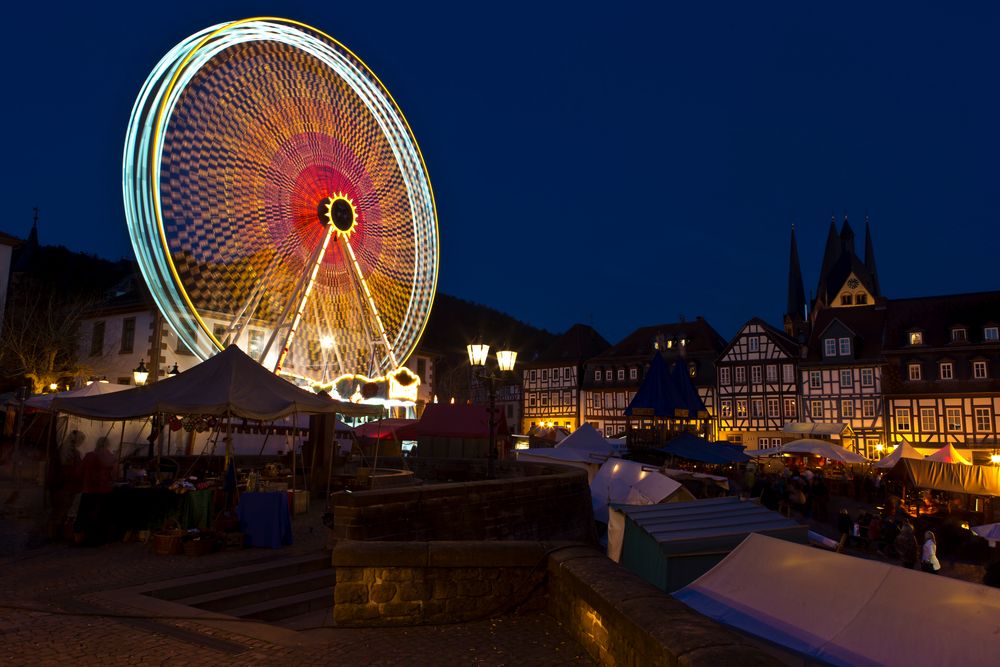 Das Riesenrad auf dem Obermarkt.