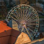 Das Riesenrad vom Weihnachtsmarkt...