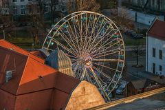 Das Riesenrad vom Weihnachtsmarkt...