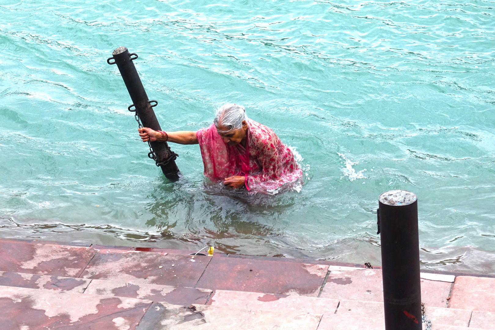 Das rituelle Bad im Ganges