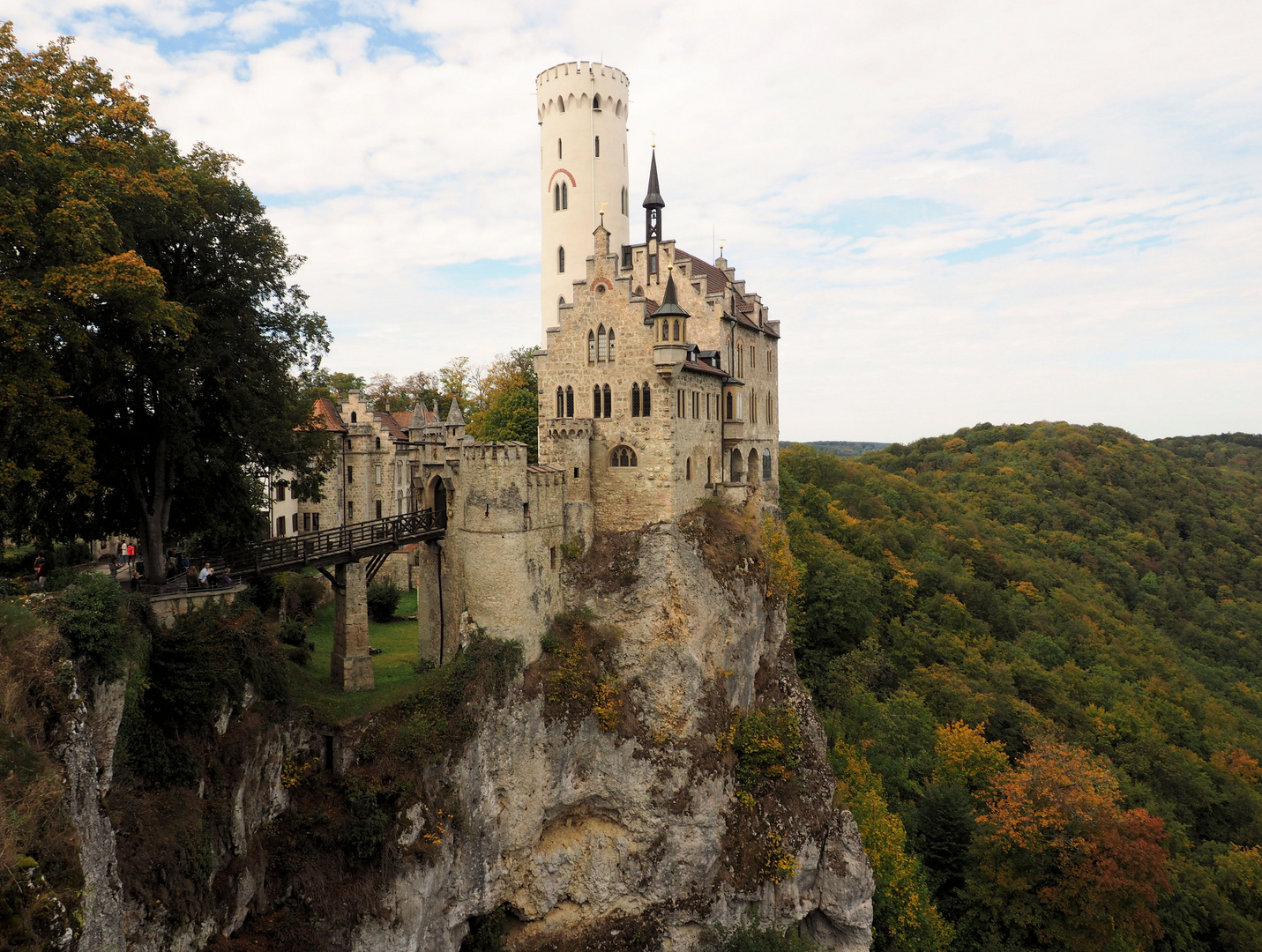 Das romantische Schloss Lichtenstein...