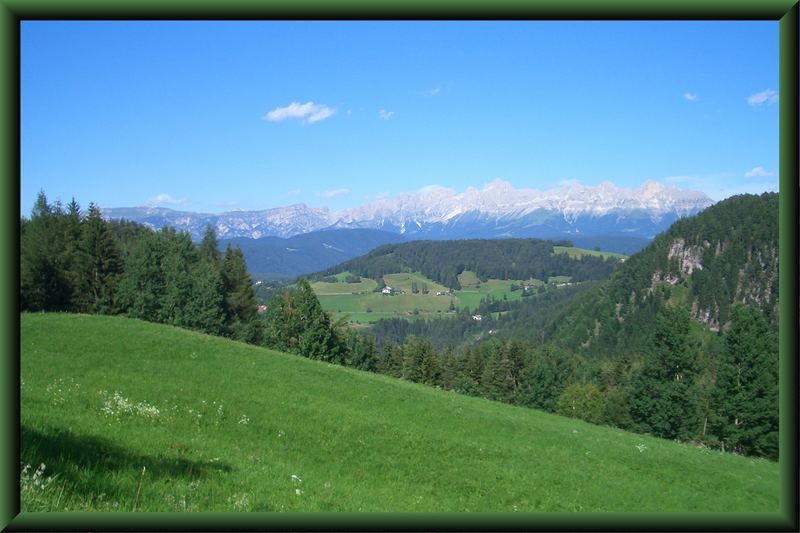 Das Rosengartengebiet in Südtirol...