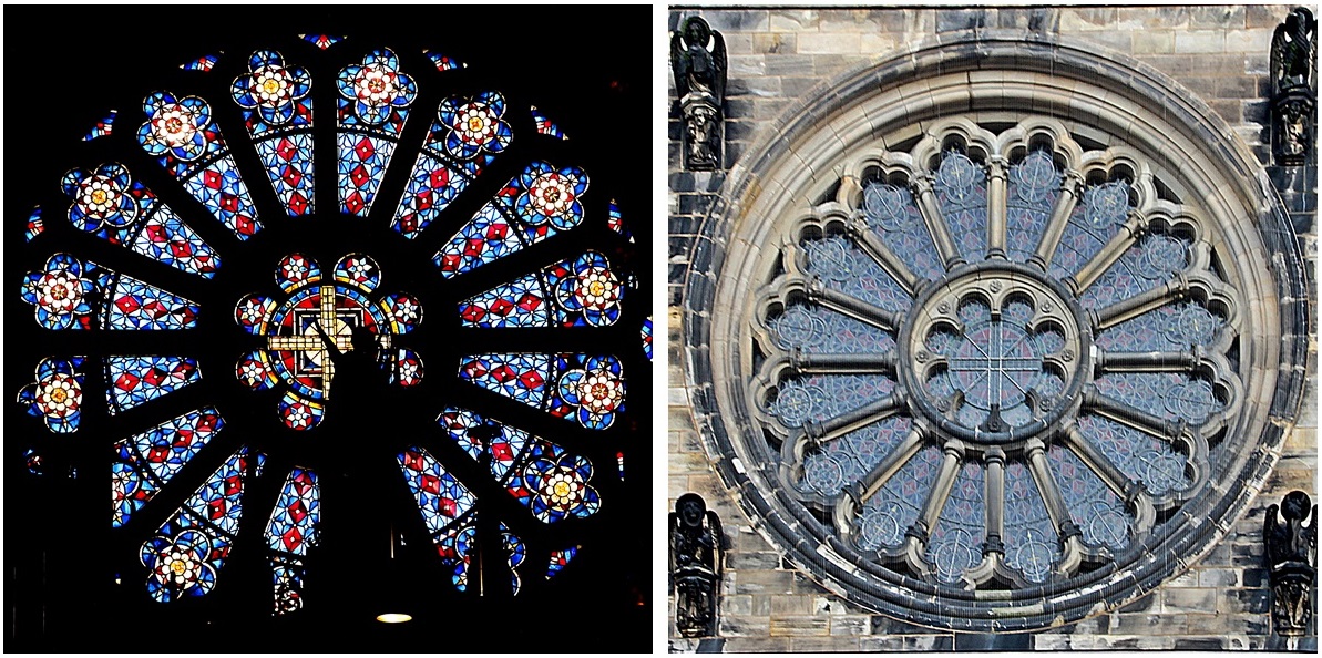 Das Rosettenfenster am Bremer Dom