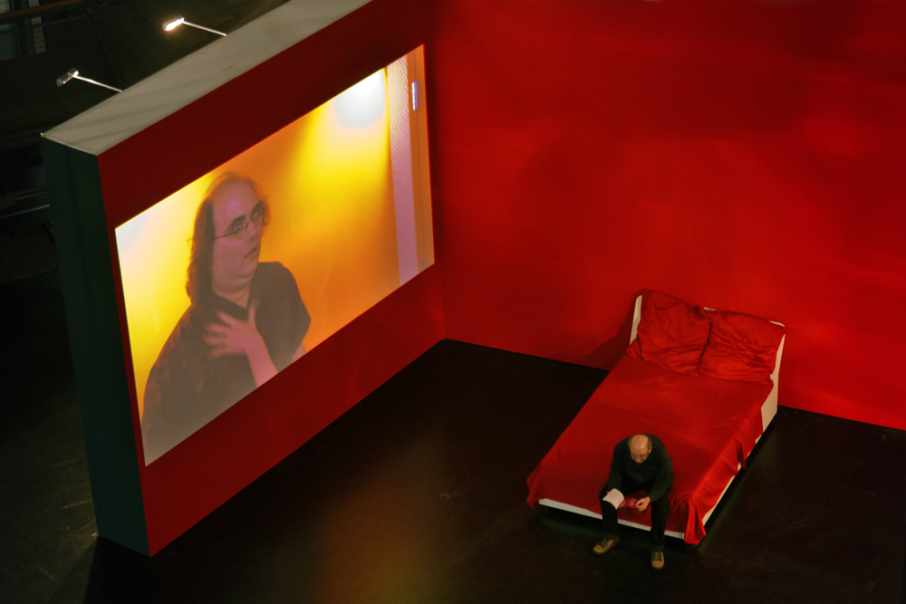das rote Bett