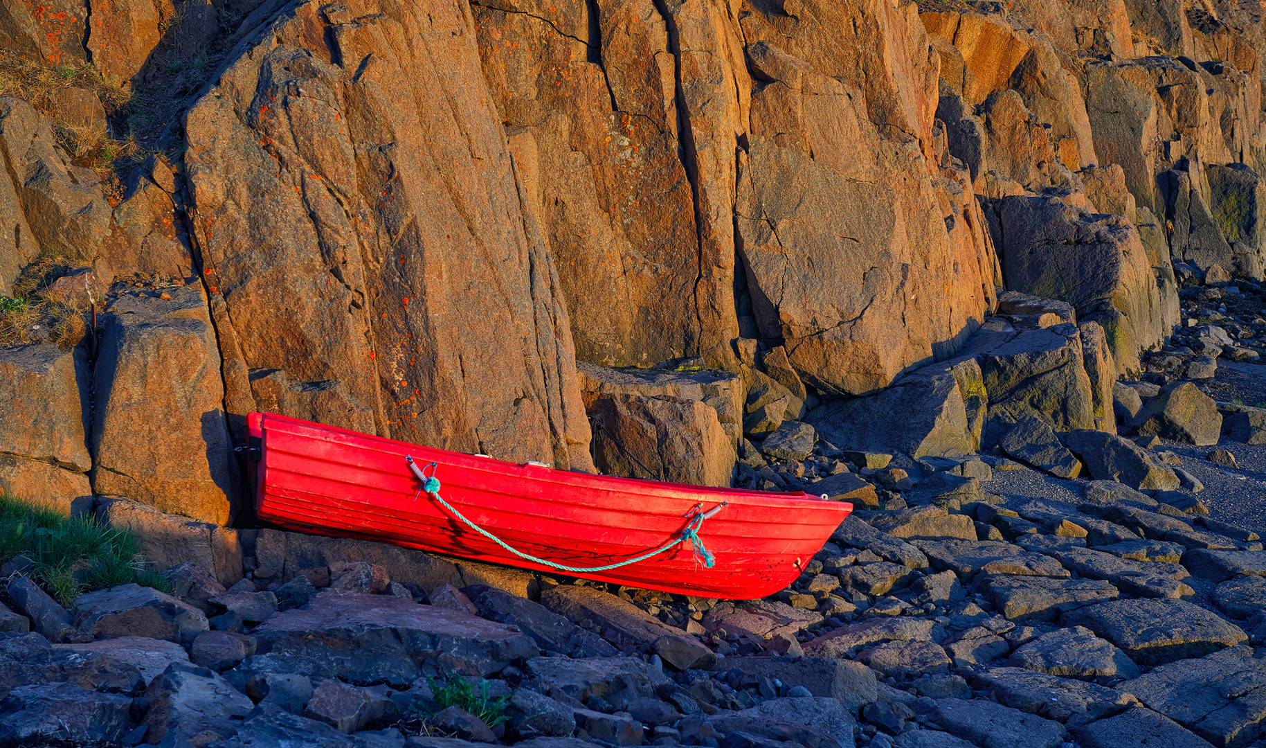 Das rote Boot / Borganes Island