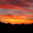 Das Rote Feuer am Himmel