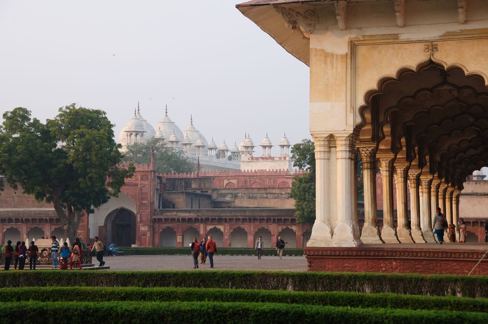 Das Rote Fort in Agra