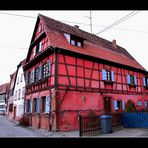 das rote Haus ...