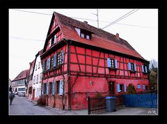 das rote Haus ...