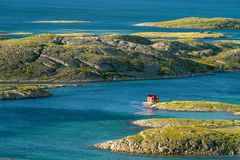 Das rote Haus am Meer