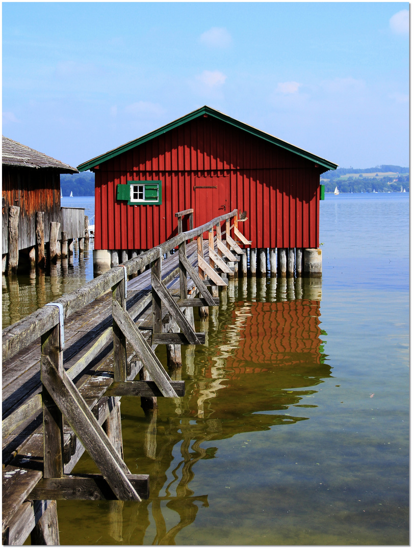 Das rote Haus am See...