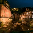 Das Rote Haus in Monschau bei Nacht