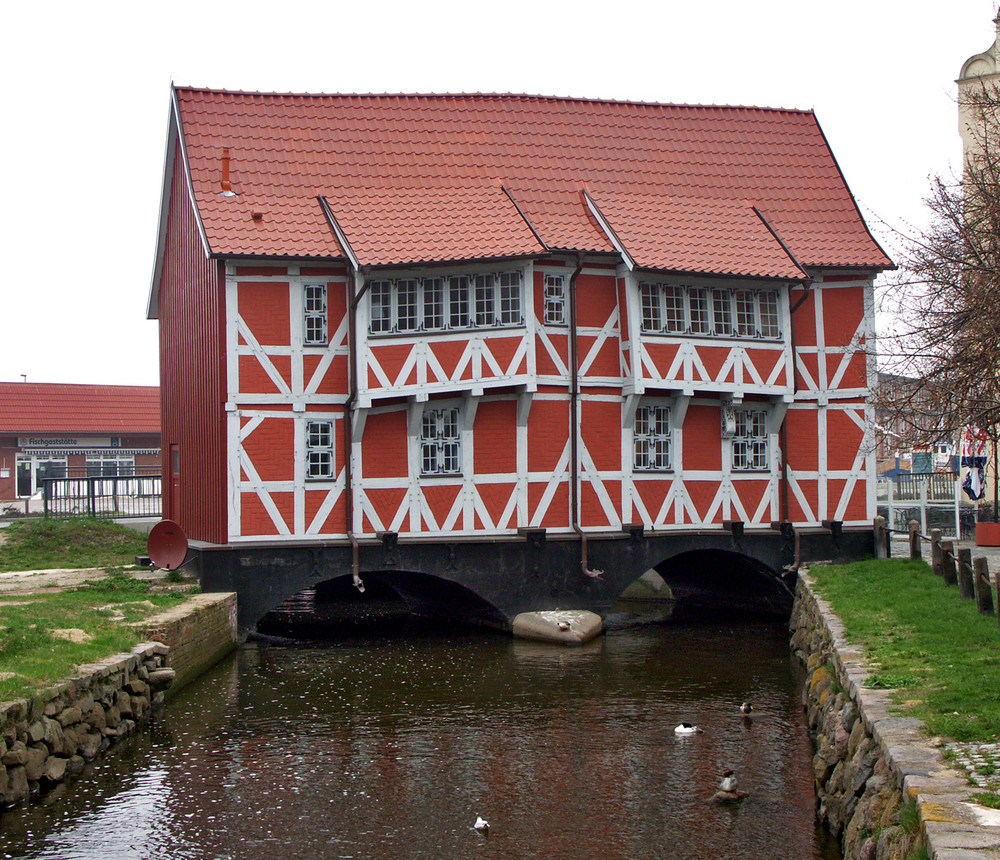 Das rote Haus in Wismar