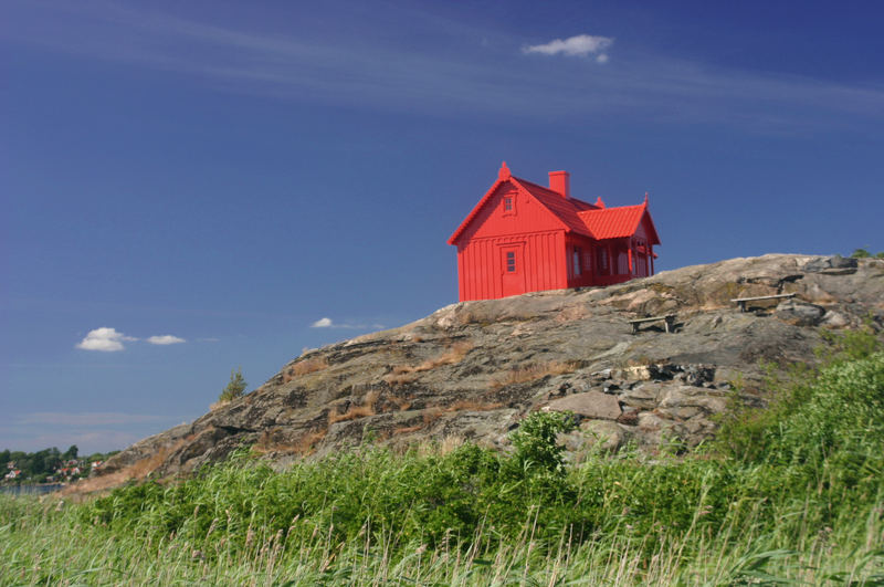 Das rote Haus, Karlskrona, Schweden