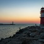 Das rote Molenfeuer, Warnemünde