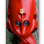 Das rote Moped
