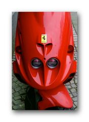 Das rote Moped