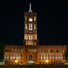 Das Rote Rathaus in Berlin. 