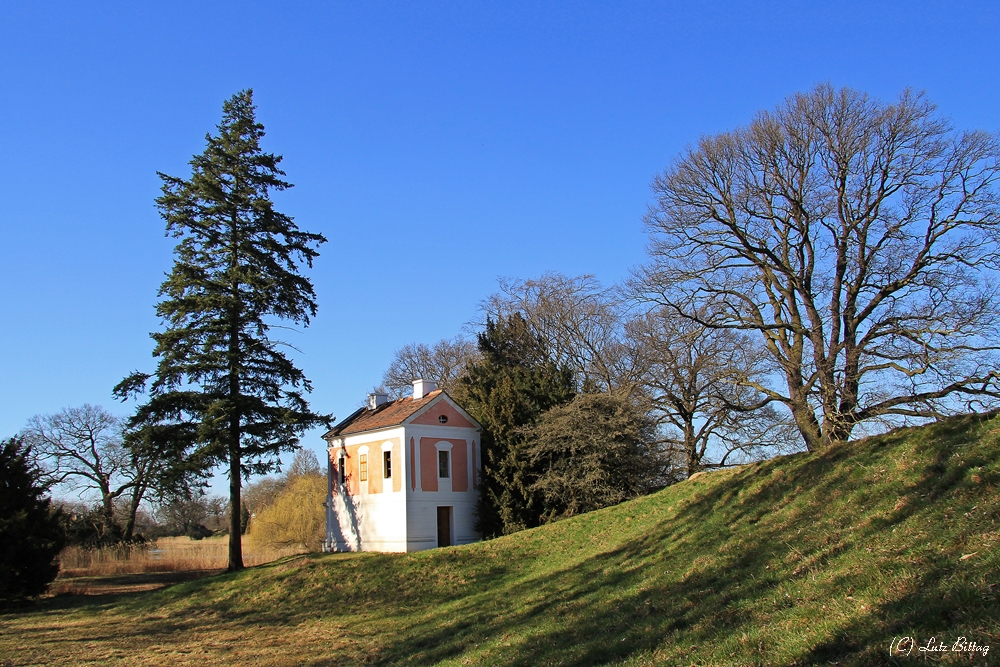 Das Rote Wallwachhaus von Wörlitz