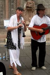 Das Ruach-Duo in Ferrara bei den Busker Festspielen